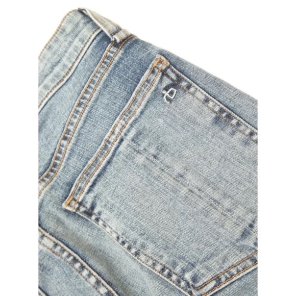 Rag & Bone Jeans Denim Skinny Leg Light Medium NORWALK Blue Color Sz 25 - Picture 6 of 7